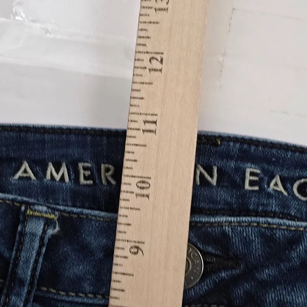 American Eagle Airflex+ Straight Jeans Mens 30x34‎ Blue Excellent